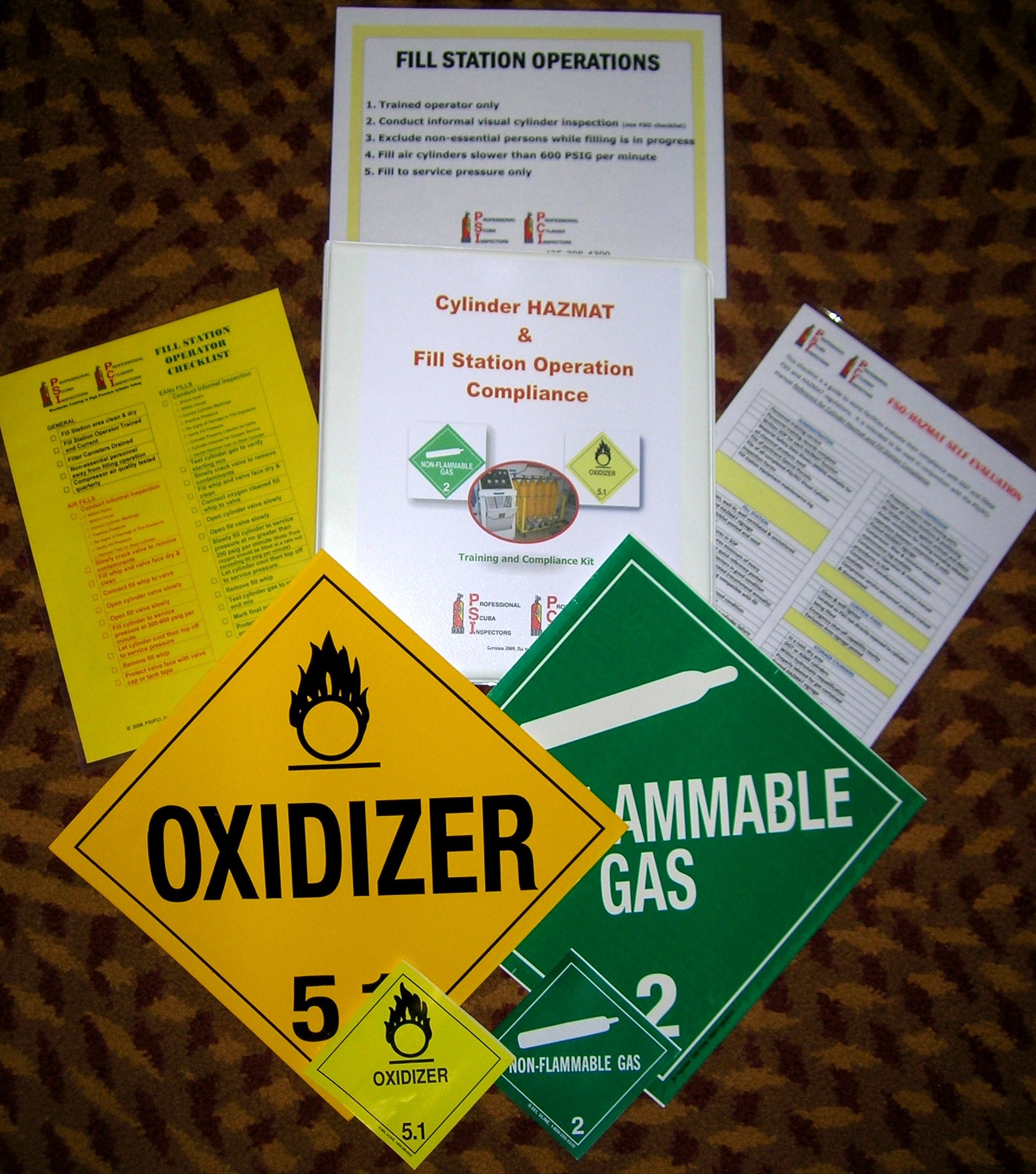 Cylinder Hazmat-Fill Station Operations Compliance Kit